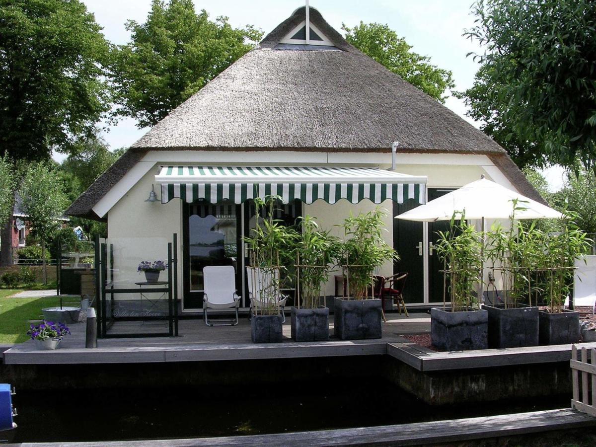 Attractive Holiday Home With Jetty Steendam Exterior foto